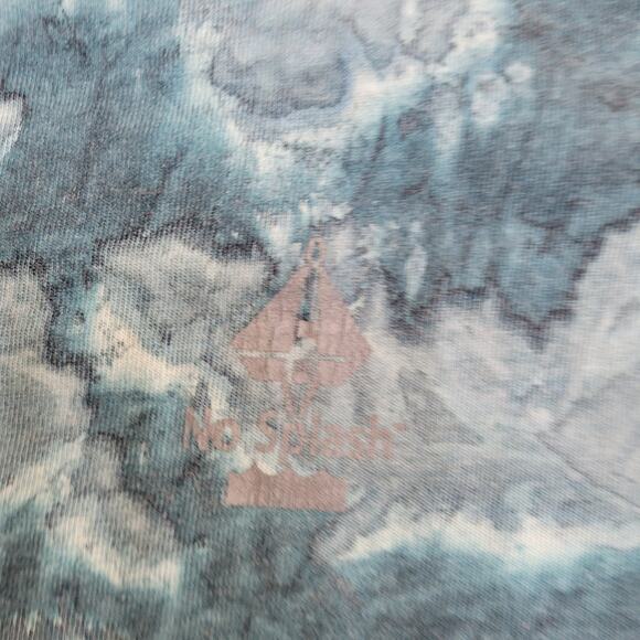 Vintage 90s Masters Diving Shirt Medium 20x27 Green USA - Picture 14 of 14